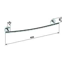 Bemeta Держатель полотенца Alfa 102402052 – фотография-2