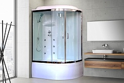 Royal Bath Душевая кабина RB 8120BK3-WT-CH-L – фотография-2
