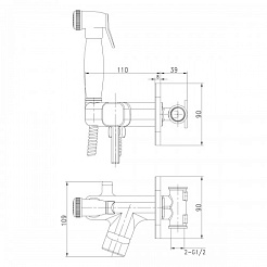 Lemark Смеситель Solo LM7165B для биде – фотография-2