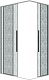 Grossman  Душевой уголок Galaxy 120x80x195 профиль хром стекло шиншилла – фотография-13