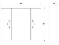 Водолей Комплект мебели "Габи 90" венге – фотография-4