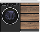 Misty Мебель для ванной Коломбо 120 R под стиральную машину дуб галифакс/антрацит – картинка-17