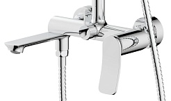 Azario Душевая стойка Escaro AZ-K2374 хром – фотография-4