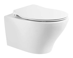 BelBagno Унитаз подвесной Acqua BB340CHR без сиденья – фотография-1