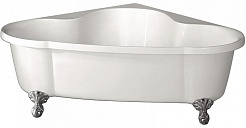 BelBagno Акриловая ванна BB07-CRM, ножки BB-LEG07-CRM – фотография-1