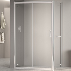 RGW Душевой уголок Passage PA-76-1 (PA-016 + Z-060-2) 160x80 профиль хром стекло прозрачное – фотография-1