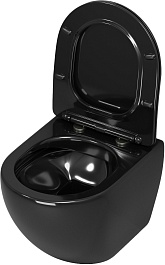 Grossman Унитаз подвесной Color GR-4455BS черный – фотография-3