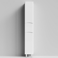 Водолей Шкаф пенал Адель 30 R с б/к белый – фотография-1