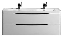 BelBagno Мебель для ванной ANCONA-N 1200 Bianco Lucido, двухмоечная – фотография-2