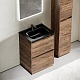 Sancos Тумба с раковиной Libra Floor 60 дуб чарльстон раковина Element 61 CN7001MB – картинка-11
