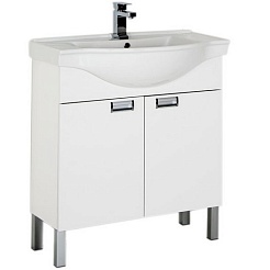 Aquanet Мебель для ванной "Адель 80" белый – фотография-3