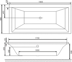 Excellent Акриловая ванна Crown Grand 190x90 – фотография-4