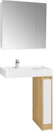 Акватон Мебель для ванной Лондри 20 дуб сантана/белая – фотография-1