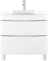 Am.Pm Тумба с раковиной Like 80 белый глянец