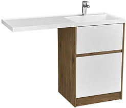 Акватон Мебель для ванной Лондри 60 R дуб рустикальный/белая – фотография-2