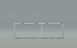 BelBagno Кнопка смыва TETRA BB-P58110 матовый хром – фотография-1