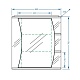 Stella Polare Зеркало-шкаф Пелаго 65/С – картинка-7