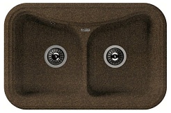 Florentina Мойка гранитная Крит 780А коричневый – фотография-1