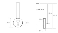 Bemeta Держатель рулонов туалетной бумаги Omega 104112032 – фотография-2