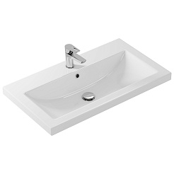 Vigo Тумба с раковиной Grani 80 напольная белая – фотография-3