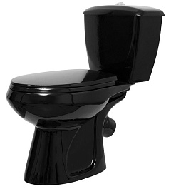 Оскольская керамика Унитаз-компакт Элисса 419191 черный – фотография-1