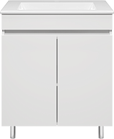 Misty Тумба с раковиной Енисей 70 белая