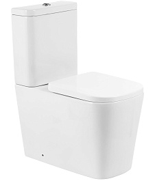 BelBagno Унитаз-компакт напольный Albano BB120CPR/BB120SC с сиденьем – фотография-1