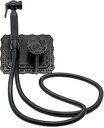 Milacio Гигиенический душ Vitoria MC.800.BBR со встраиваемым смесителем черная бронза – фотография-1