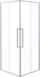 Esbano Душевой уголок Surf 100x100 ESS-100KV-C профиль хром стекло прозрачное – фотография-1