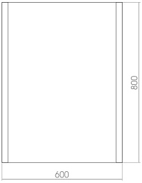 Mixline Зеркало Премьер Топаз 60 – фотография-2