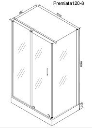 Ceruttispa Душевой уголок Premiata 120-8 – фотография-2