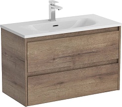 BelBagno Тумба с раковиной Kraft 39 80 Rovere Tabacco с раковиной BB-8099-3-80 – фотография-1