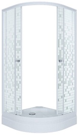 Triton  Душевой уголок Стандарт А мозаика 90x90 – фотография-1