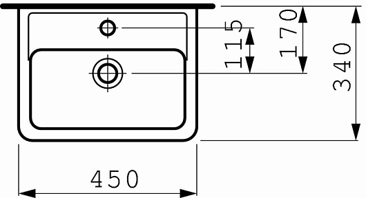 Laufen Раковина Pro 1195.1.000.104.1 – фотография-6