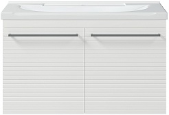 Brevita Тумба с раковиной Catania 80 белая – фотография-1