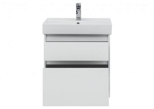 Aquanet Мебель для ванной Nova Lite 60 2 ящика, белая – картинка-7