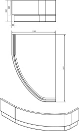 Cersanit Экран для ванны Kaliope 170 L белый – фотография-3