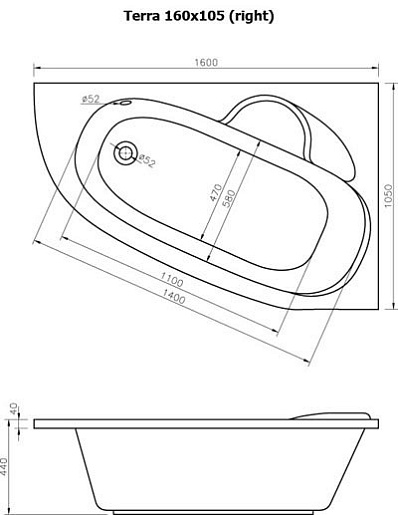 Alpen Фронтальный экран Terra 160x105 L – фотография-4