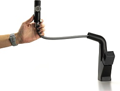 Lemark Смеситель для кухни Soul LM6008BL черный – фотография-3