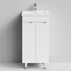 Водолей Тумба под раковину Смайл 40 белая – фотография-1