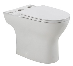 BelBagno Чаша унитаза безободкового Lounge BB045CPR/SC с сиденьем – фотография-1