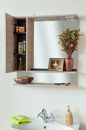 Sanflor Зеркало-шкаф Техас 70 венге, орегон, L – фотография-4