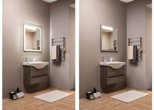 Aquanet Комплект мебели Сидней 80 дуб рошелье – картинка-11