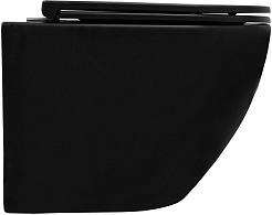 Azario Унитаз подвесной Grado AZ-0046N-MB безободковый черный матовый – фотография-4