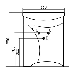 Mixline Мебель для ванной Глори 65 R – фотография-3