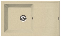 Florentina Мойка гранитная Липси 860 с крылом шампань – фотография-1