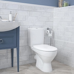 Керамин Унитаз-компакт Толедо двухрежимный сиденье дюропласт 4810531150909 – фотография-2