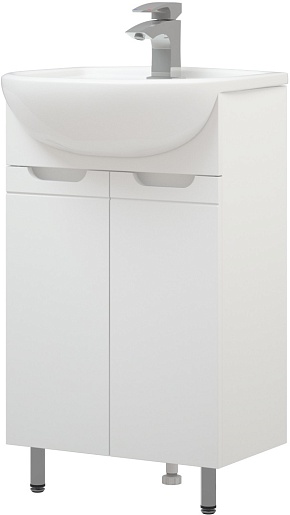 Corozo Мебель для ванной Лея 50 белая – картинка-5