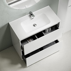 Sancos Мебель для ванной Libra Floor 90 белый глянец – фотография-6