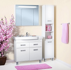 Бриклаер Мебель для ванной Палермо 90 – фотография-4